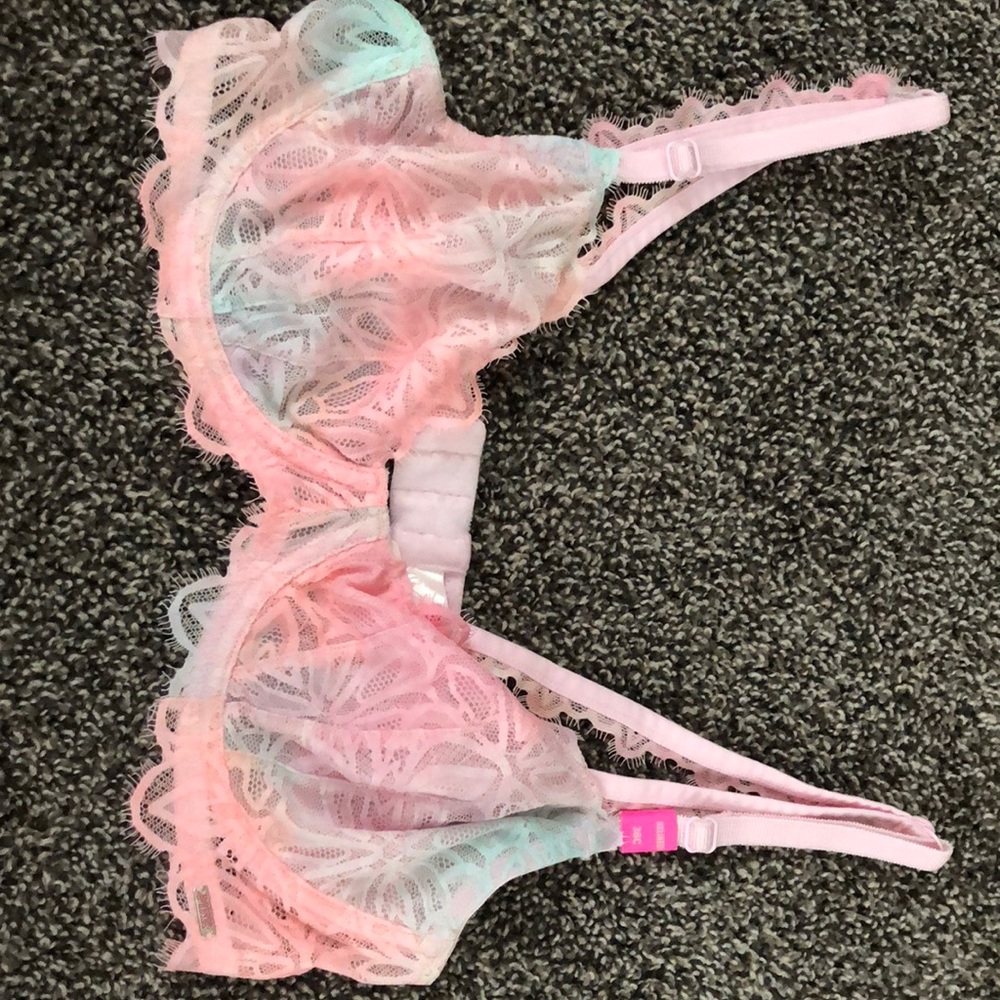 VS Underlined Tie-dye Lace Bra 36C